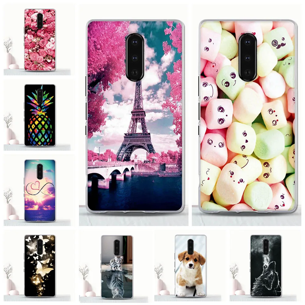 

Cover For Sony Xperia 1 Case Ultra Thin TPU Phone Bag For Sony Xperia1 Silicone Stylish Pattern For Sony xperia 1 Bumper Fundas