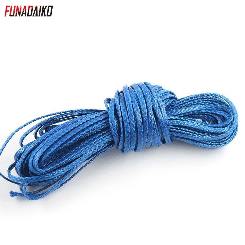 FUNADAIKO-Trançado Núcleo PE Assist Line, Forte Oco, Pesca De Barco, Encadernação, Jigging Hook, Assist Hook Assist Rope, 5m, 16 Vertentes