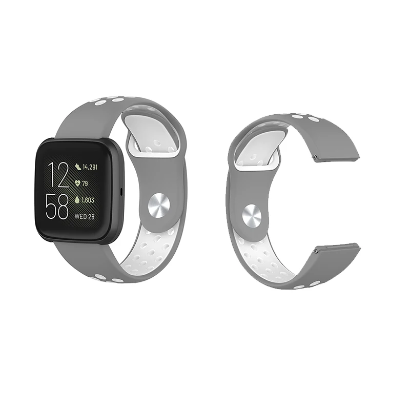 Браслет для часов Fitbit Versa, дышащий наручный ремешок на замену для Fitbit Versa, водонепроницаемые смарт-аксессуары для часов