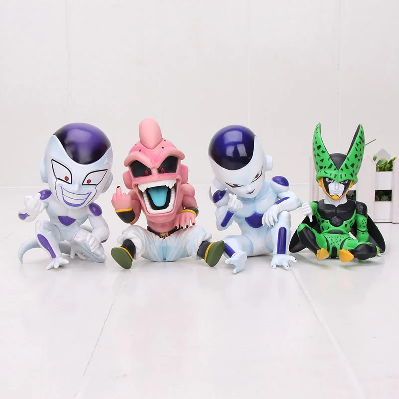 Dragon Ball Fighter Z Majin Buu Frieza Goku Vegeta Majin Boo Freeza фигурка ПВХ игрушки коллекция кукла аниме мультфильм модель