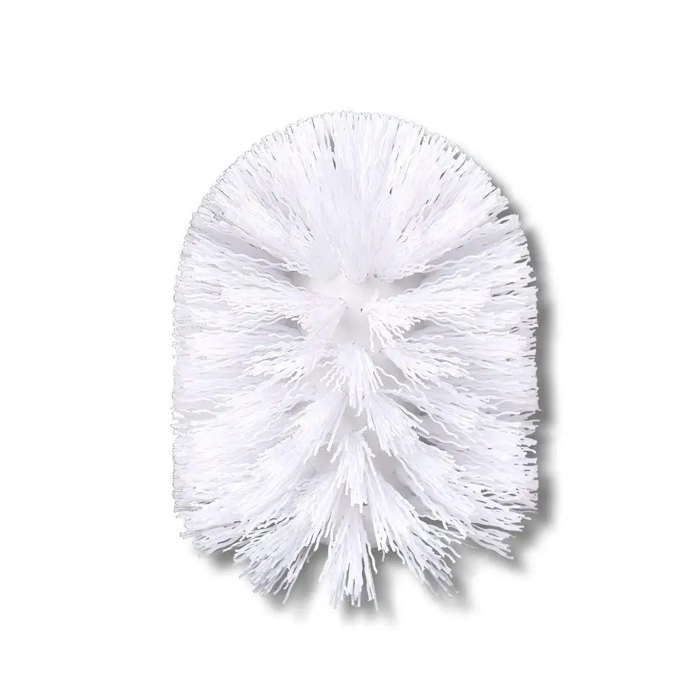 3 Pack Toilet spare brush brush head white stainless steel toilet brush spare toilet brush toilet brushes