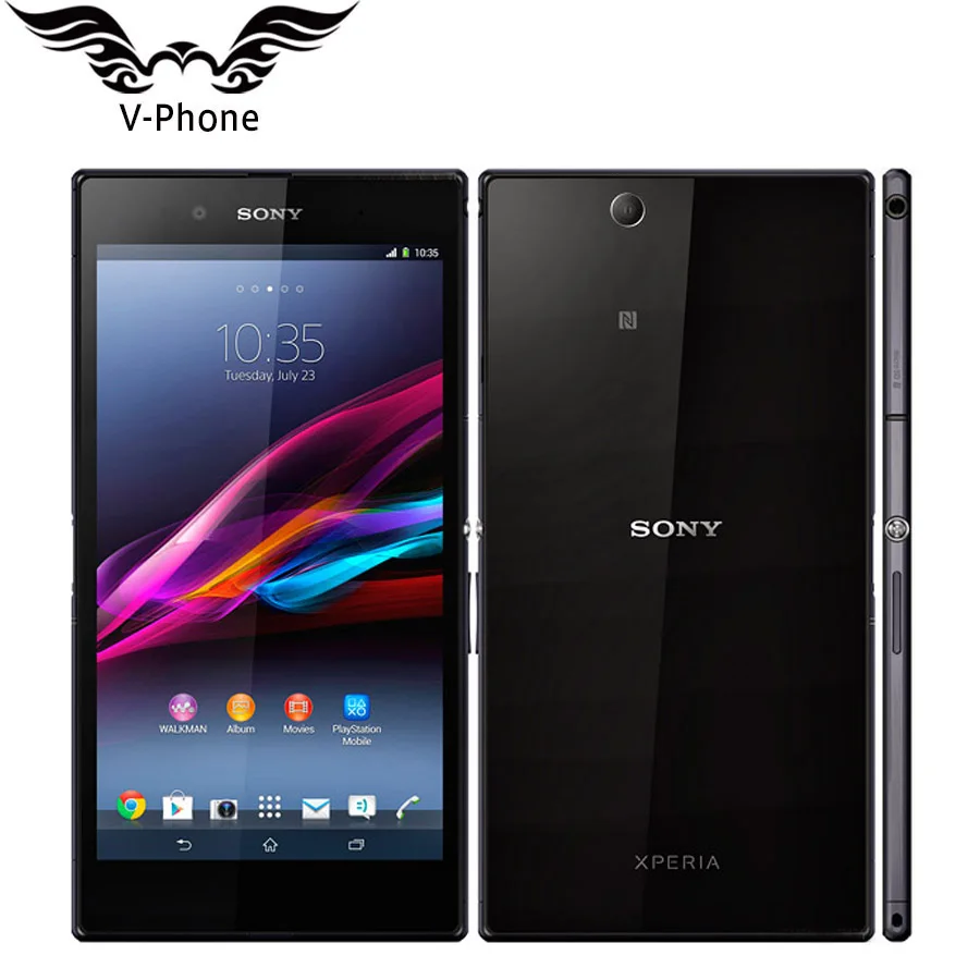 Мобильный телефон sony Xperia Z Ultra C6833 XL39h 2 Гб 16 Гб 4G LTE 6,4 дюймов Snapdragon 16 МП 3050 мАч NFC Android