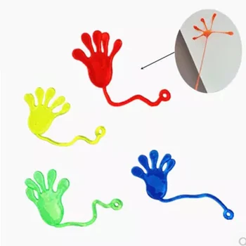 

1PCS Elastic Retractable Sticky Palm Climbing Wall Venting Palm Creative Tidy Small Hand Whole Child Small Toy