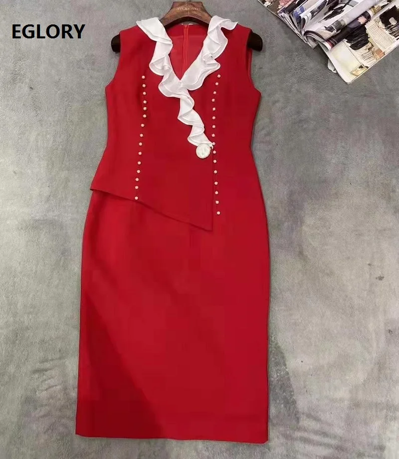 Vestido de festa,, весенние вечерние женские коктейльные платья с v-образным вырезом, Украшенные бусинами, белые, с оборками, в стиле пэчворк, черные, красные, облегающее платье-футляр, OL