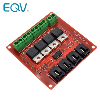 

Four Channel 4 Route MOSFET Button IRF540 V4.0+ MOSFET Switch Module For Arduino