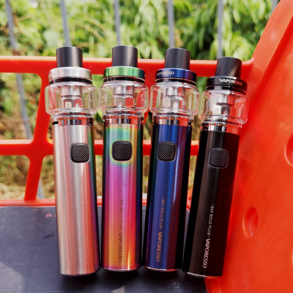 Tanie Oryginalny Vaporesso Sky Solo Plus 8ml idealny zestaw startowy 3000mAh wbudowany akumulator GT Meshed cewka AIO w stylu pióra e cig zestaw do e papierosa