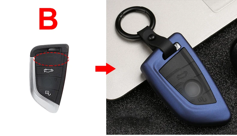 Cover chiave telecomando per BMW 2 3 5 7 serie 6GT X1 X3 X5 X6 F45 F46 G20 G30 G32 G11 G12 F48 G01 F15 F85 F16 F86 - Hec0b9f2177904562bc2e9d56582c3d76Y