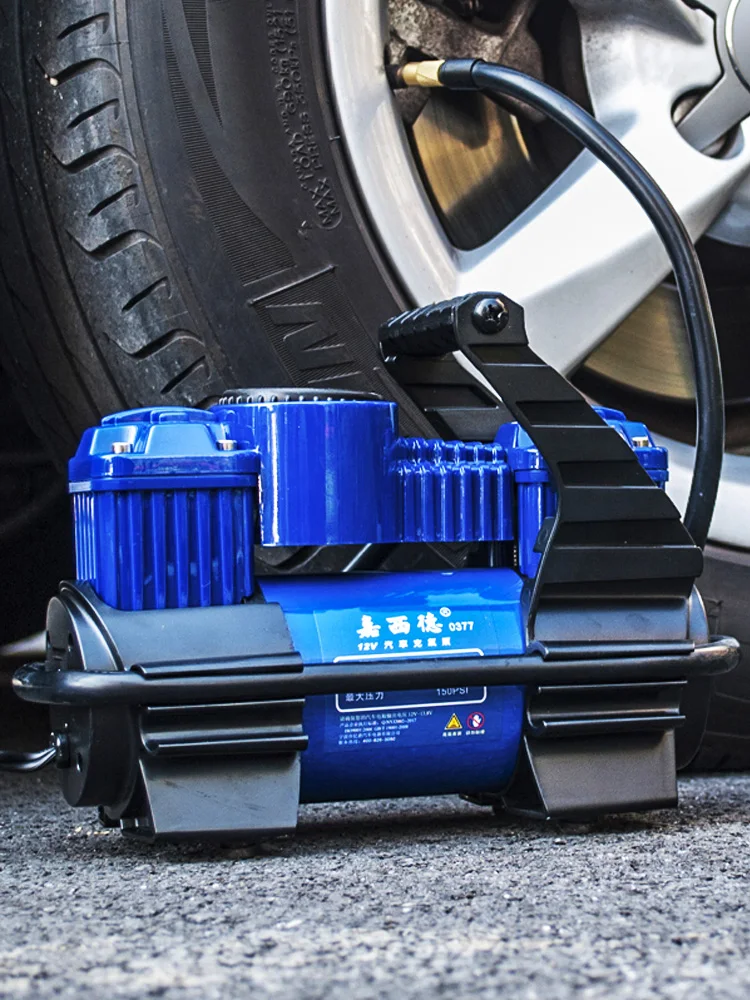 

Dual-cylinder on-board inflatable pump Off-road vehicle portable 12V tire inflatable pump inflatable pump 0377