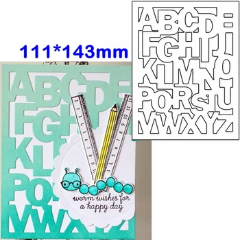 

A-Z Alphabets Pattern Metal Cutting Dies Stencils A-Z Alphabets Pattern Die Cuts For Card Making Decoration New 2019 Crafts