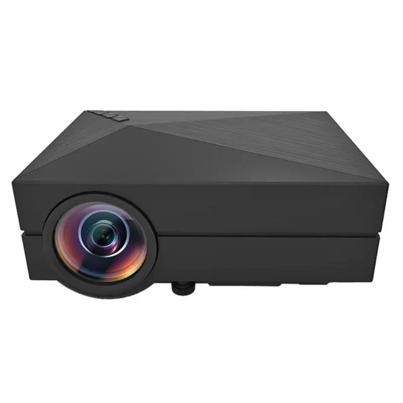 Профессиональная GM60 Система домашнего кинотеатра HDMI USB VGA AV lcd 1080P 3D проектор медиа проектор с VGA HDMI USB наушники US Plug