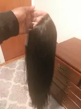 La srta. negro brasileño sin costuras recto 13x4 frente de encaje pelucas de cabello humano Marrón Medio, 4x4, cierre de encaje suizo peluca para las mujeres negras