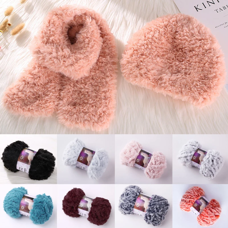 MadeM Fluffy Yarn Fun Fur Chunky 100gr-160mt %100 Polyester Eyelash Furry  Fancy Scarf Garments Decoration Hand Knitting - AliExpress