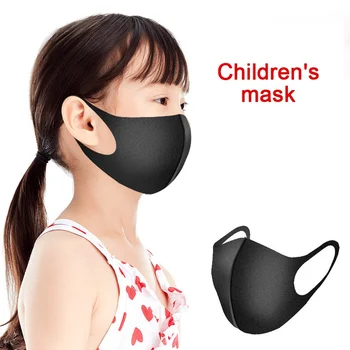 

Cotton Black Mouth Face Mask Anti Dust PM2.5 Mask with 2pcs Activated Carbon Filters Fabric Masks