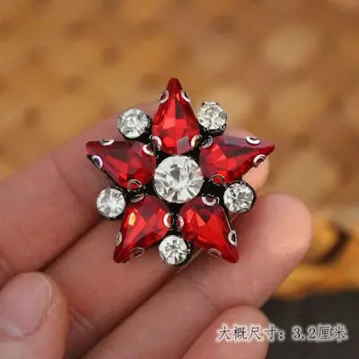 Hand-sewn clothing rhinestone beaded exquisite star cloth stickers DIY shoe  bag T-shirt sweater jewelry