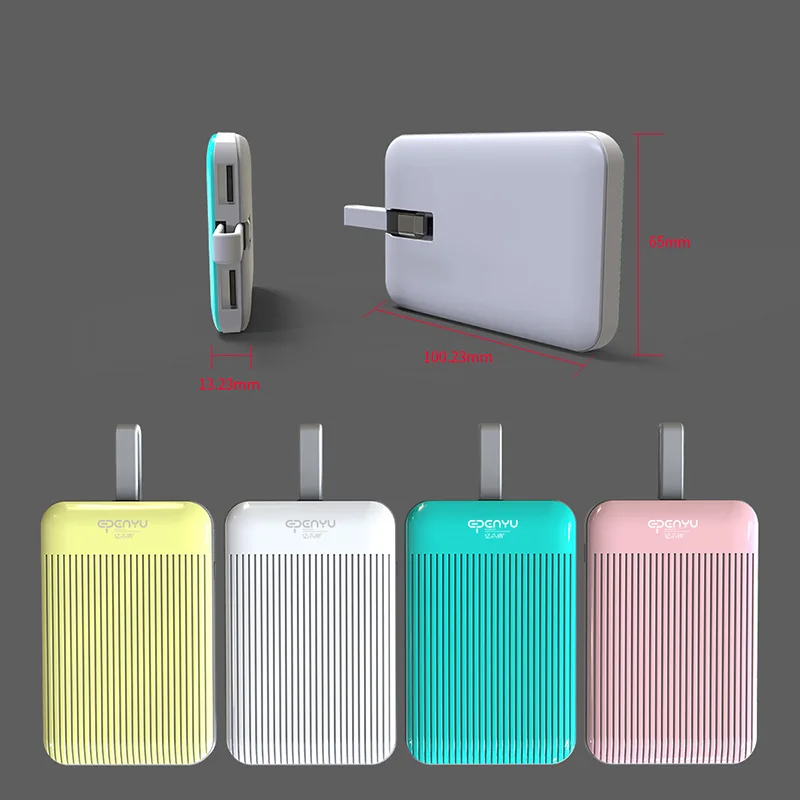 Ремешок New5000 mAh power Bank type-c, светодиодный индикатор для переноски, портативная зарядка, внешний аккумулятор для Xiaomi Mi9