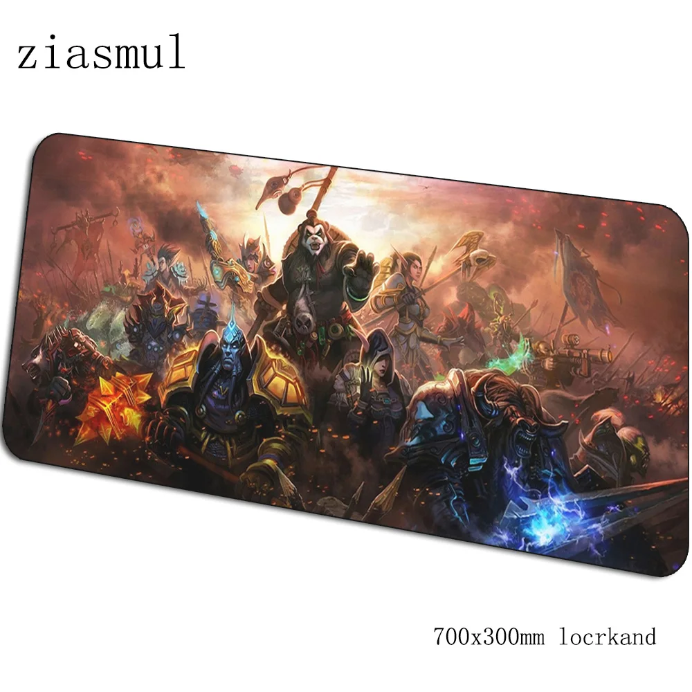Warcraft коврик для мыши 70x30 см, популярный игровой коврик для мыши из натурального каучука, офисный коврик для ноутбука, большой коврик для мыши, игры, pc gamer, коврики - Цвет: pattern 9