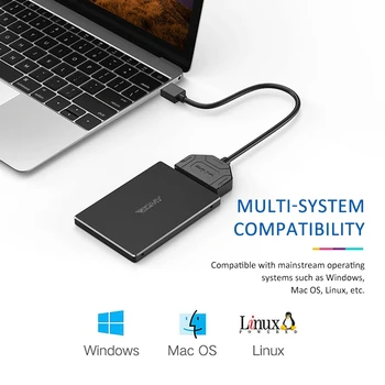 

USB 3.0 To SATA III Hard Drive Adapter USB SATA 3 Cable Sata Support 2.5 Inch External SSD HDD Hard Drive Disk Up To 5Gbps