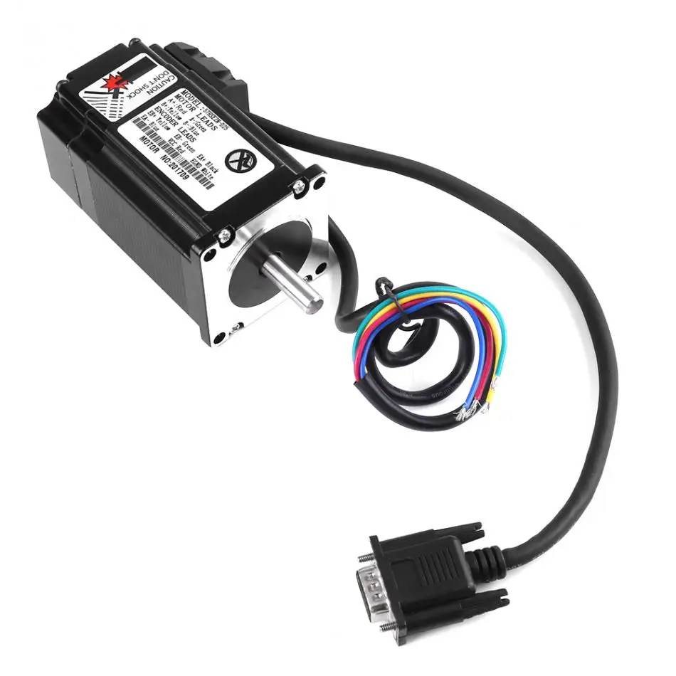 Nema 23 шаговый двигатель и HSS 57 Гибридный Серводвигатель 57HSE2N-D25 Nema 23 замкнутый контур 2N. m шаговый двигатель