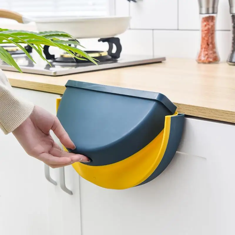Складная мусорная корзина кухонный шкаф дверь настенный экологически