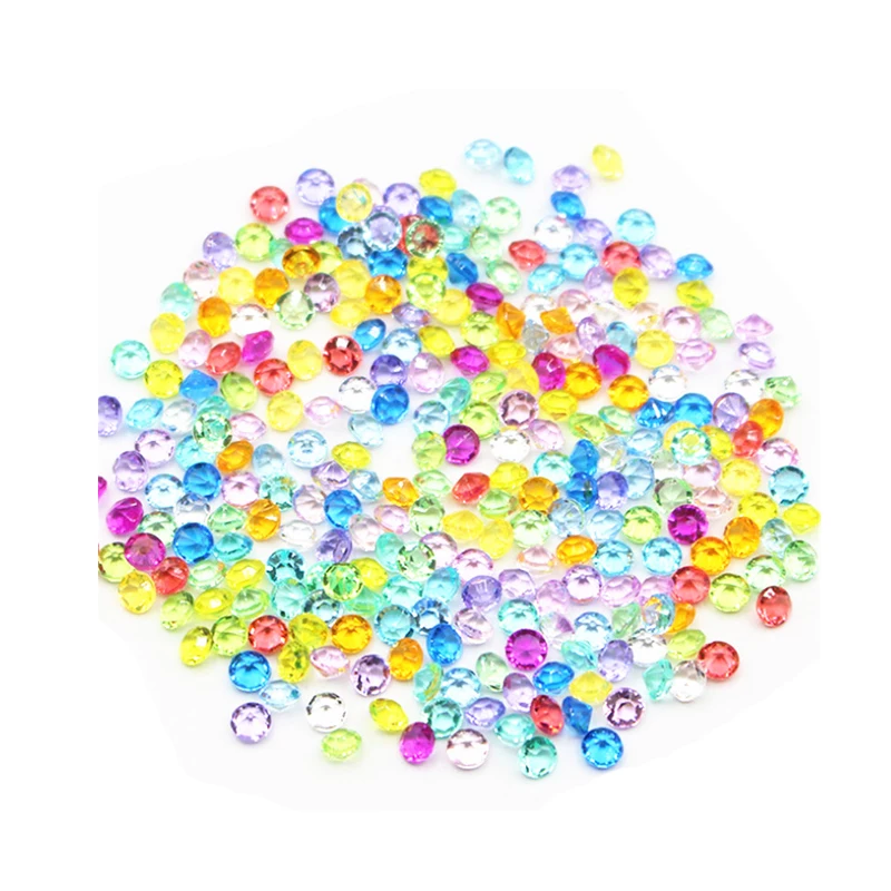 500 Pieces 4.5mm Acrylic Plastic Diamond Shape Game Pawn Pieces For Board Games Counter Accessories Multi color 1pcs clear acrylic board transparent plastic pc plate sheet material