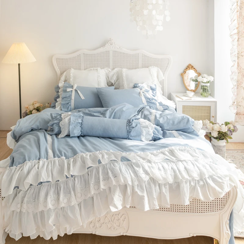 Ruffles Bedding Set 100% Cotton 