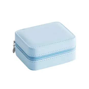 

Travel Portable Jewelry Box Earrings Bracelet Rings Lipstick Storage Case