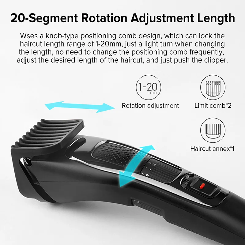 Машинка для стрижки волос ENCHEN Sharp3S Мужская электрическая профессиональный