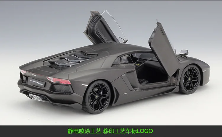 Welly 1:24 Lamborghini Aventador модель автомобиля из сплава Diecasts& игрушечные транспортные средства коллекционные подарки не-пульт дистанционного управления Тип транспортная игрушка