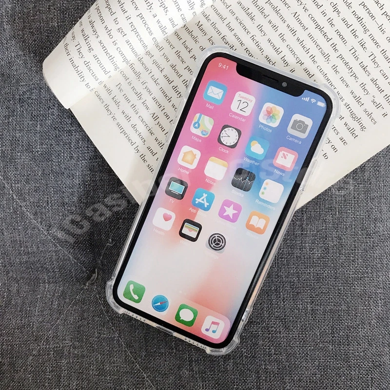 100 прозрачный чехол для Fundas iPhone 11 Xs Max X 7 8 6 Plus, противоударный роскошный мягкий чехол для iPhone 11 Pro Max, чехол для телефона