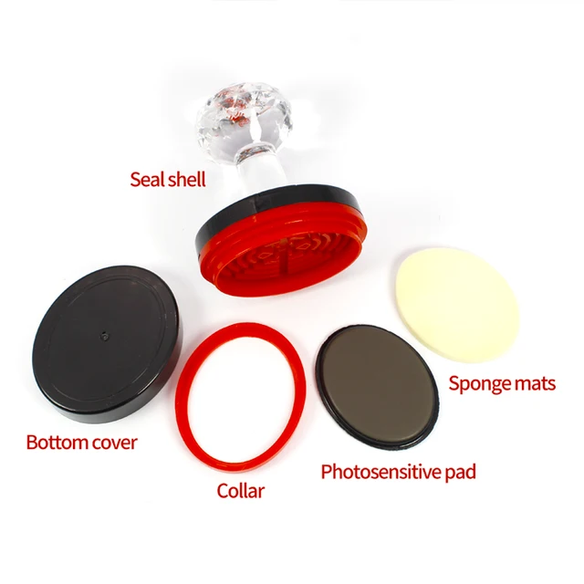 30*40mPersonalized Seal Stamp Logo Self inking Stamp Customized Photosensitive ink Stamp Professional Designer Round Oval Stamp 2