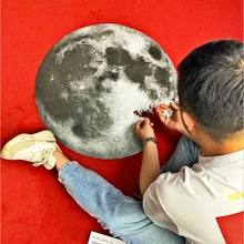 Rompecabezas de la tierra de la Luna y el espacio estrellado para niños, rompecabezas de descompresión para adultos, juguetes educativos, regalo, 1000 piezas