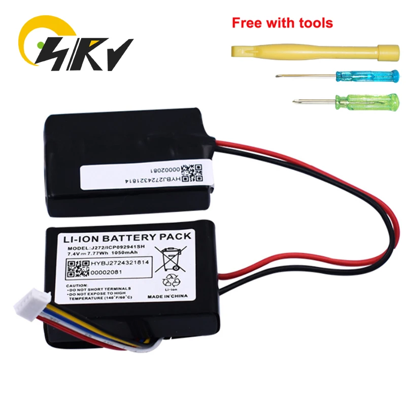 Batteria Agli Ioni Di Litio J272 Da 7.4V 1050Mah Per Altoparlante Bluetooth Beats Pill 2.0