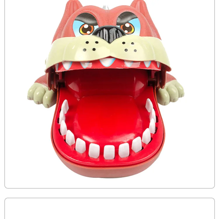 Lucky Dog зубная игра игрушки/Бульдог рот стоматолога укуса пальчиковые игрушки