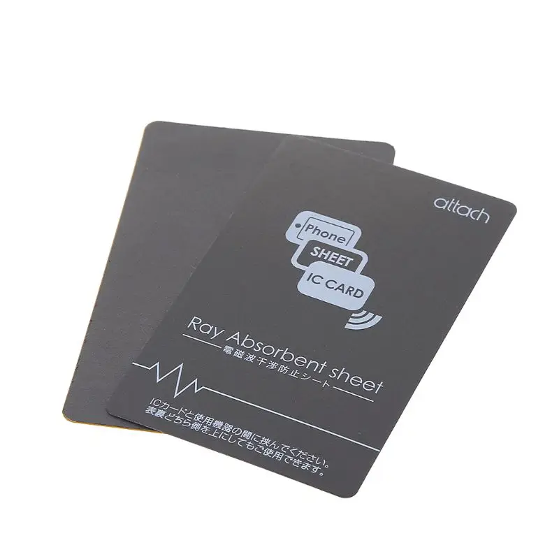 Серый антиметаллический Магнитный наклейка NFC для iPhone сотового телефона