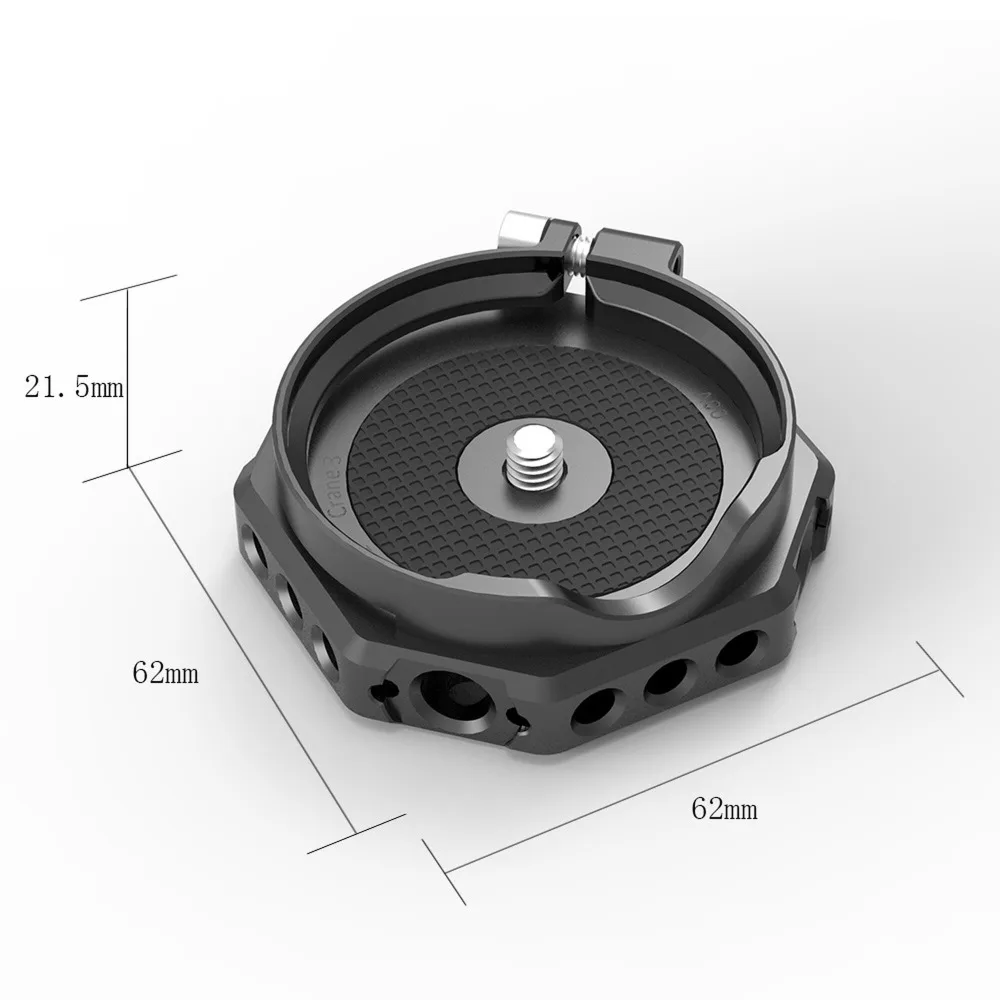 SmallRig Baseplate для Zhiyun CRANE 3 LAB Ручной Стабилизатор БЫСТРОРАЗЪЕМНАЯ Монтажная пластина с ARRI установкой отверстий-2401