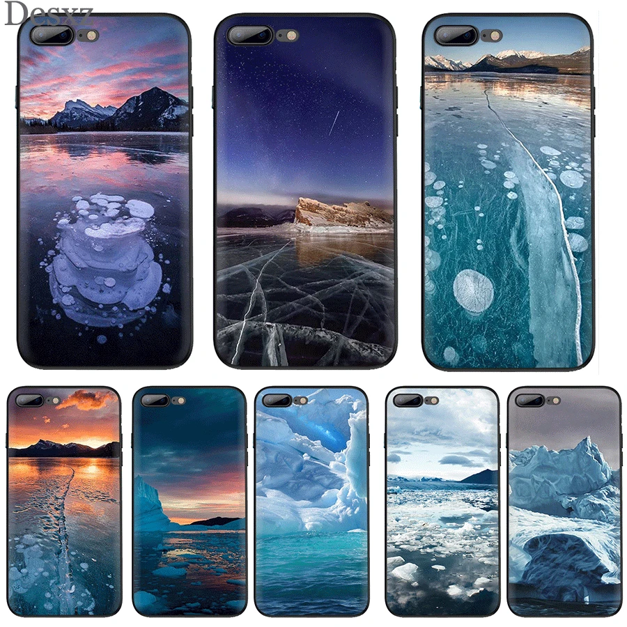 Чехол для мобильного телефона TPU iPhone 6 6s 7 8 Plus 11 Pro X XR XS Max 5s SE чехол синий ледник |