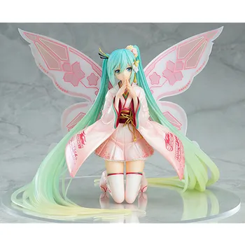 

8.7" Anime Hatsune Miku VOCALOID Kawayi Pink FairyGK Box PVC Box Action Figure Collectible Model Toy Y110 22cm