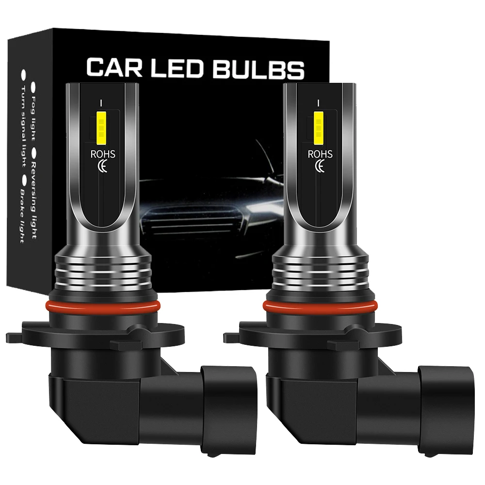 2Pcs HB4 9006 HB3 9005 1860 CSP H8 H11 Led H6/P15D H16 EU JP