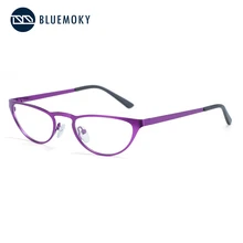 BLUEMOKY оправа для очков для женщин, сплав, прозрачная оправа для очков, женские очки "Кошка", поддельные очки, модные аксессуары