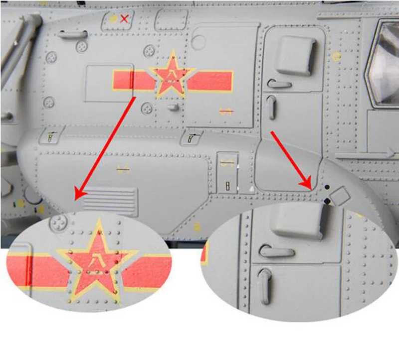 1/43 весы Ka-31 спасательная спираль ранПредупреждение Вертолет Самолет сплав самолет статическая модель военные украшения коллекции игрушек