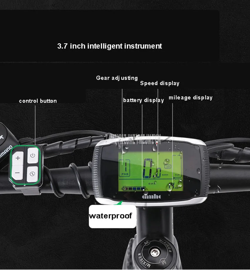 26 дюймов внедорожный Электрический горный велосипед 1000 Вт Мощный Ebike 48 В 12.8AH снежная дорога складной электрический велосипед E-Bike MX-01