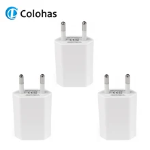 3 шт./лот, европейская штепсельная вилка европейского стандарта, штепсельная вилка США, USB AC, дорожное настенное зарядное устройство, адаптер питания для Apple iPhone 6, 6 S, 5, 5S, 4, 4S, 3GS, xiaomi