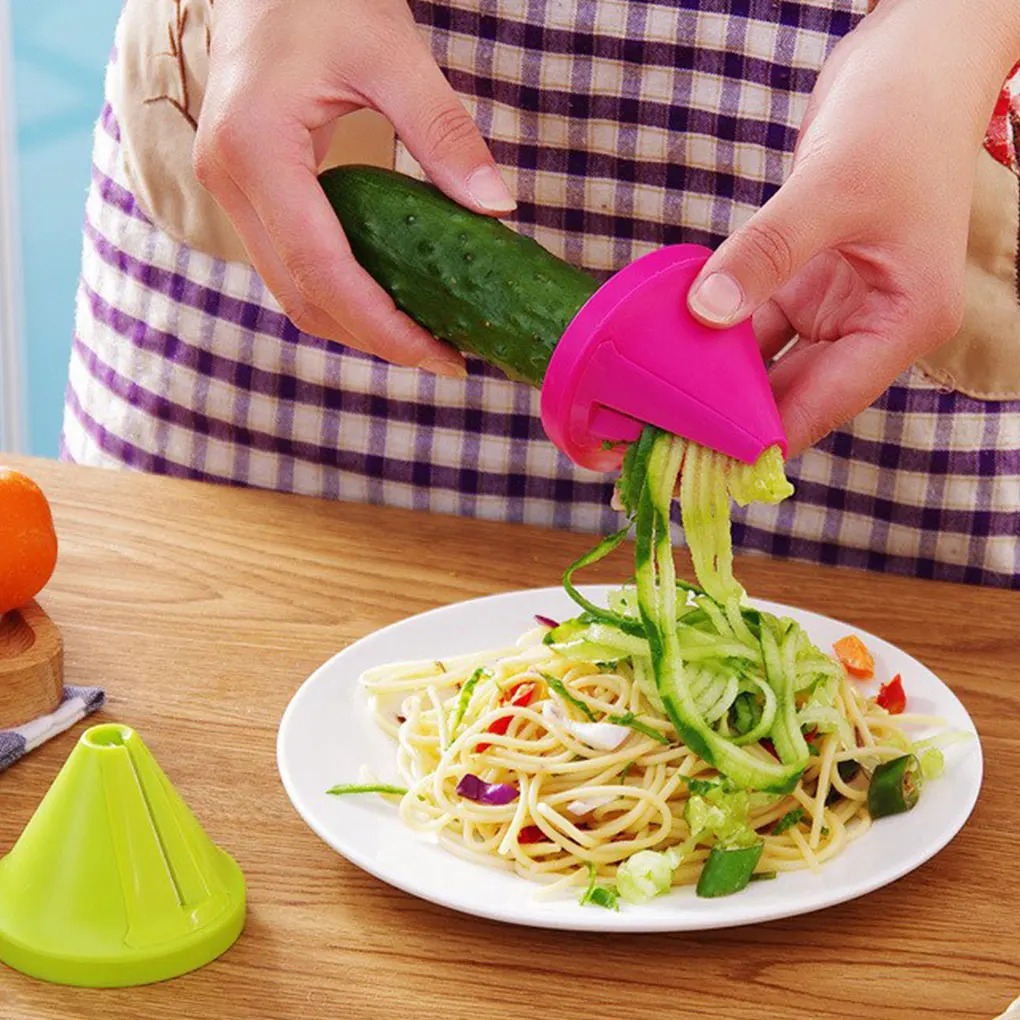 Vegetable Slicer Portable Spiralizer Handheld Spiralizer Peeler