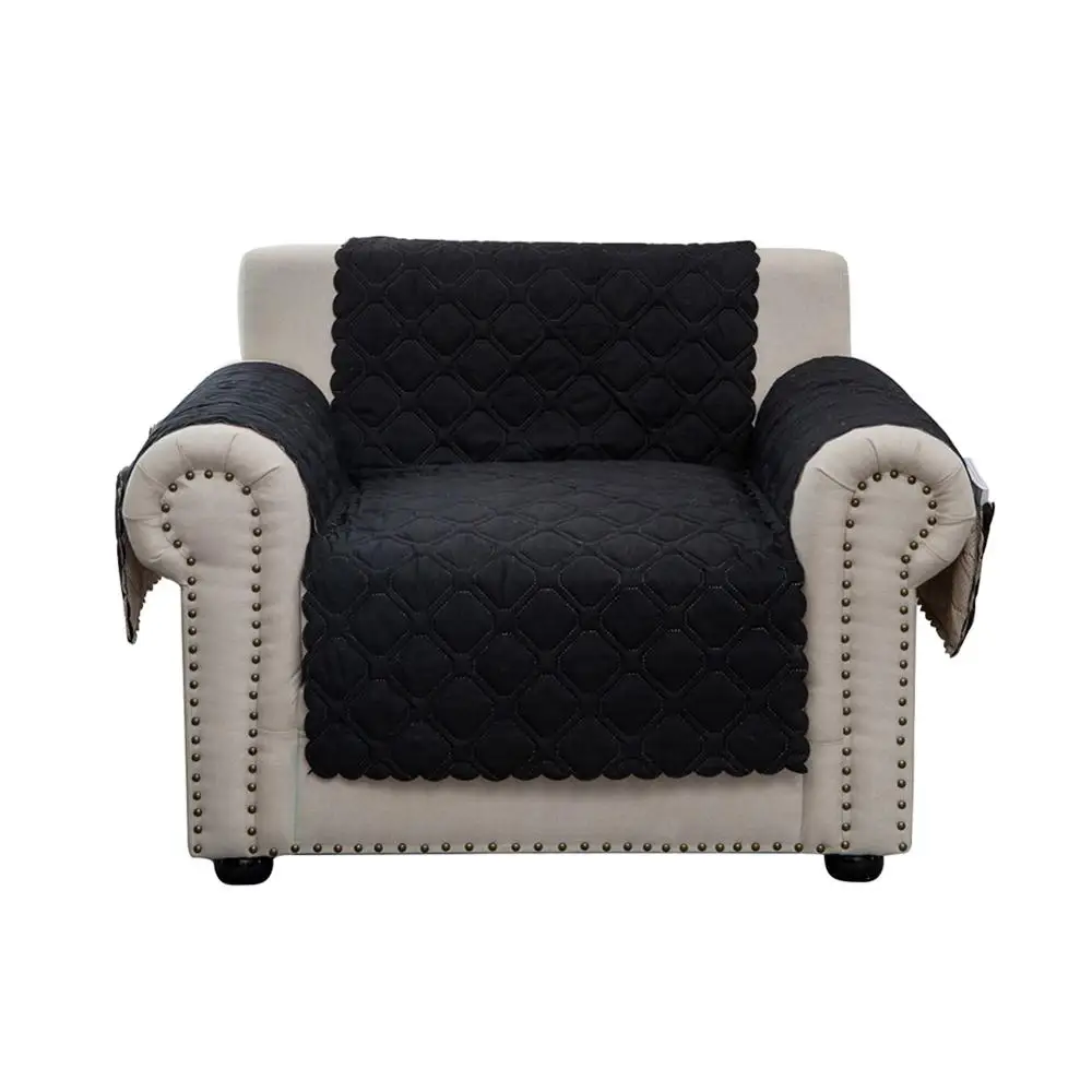 Black 1 Seat Водонепроницаемый чехол для дивана Защитная крышка для дивана Чехлы из бесшовбесшовбесшовбесшовковковковковковковковковковковковковковковковковковковковковковковковковковковковковковбойский материал - Цвет: Black 1 Seat