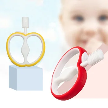 

1pc Toothbrush Lovely Safe Adorable Silicone Toothbrush for Baby Kids