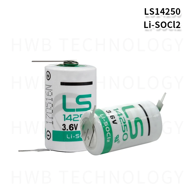5 шт./лот для SAFT LS 14250 LS14250 1/2 AA 1/2AA 3,6 V 1250mAh литиевая батарея plc с контактами