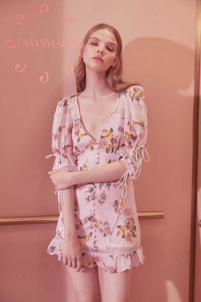 EASYSMALL For Love Lemons, женское платье, модное, весеннее, праздничное, размера плюс, высокое качество, косплей, высокая талия, средний рукав, Платья vestidos