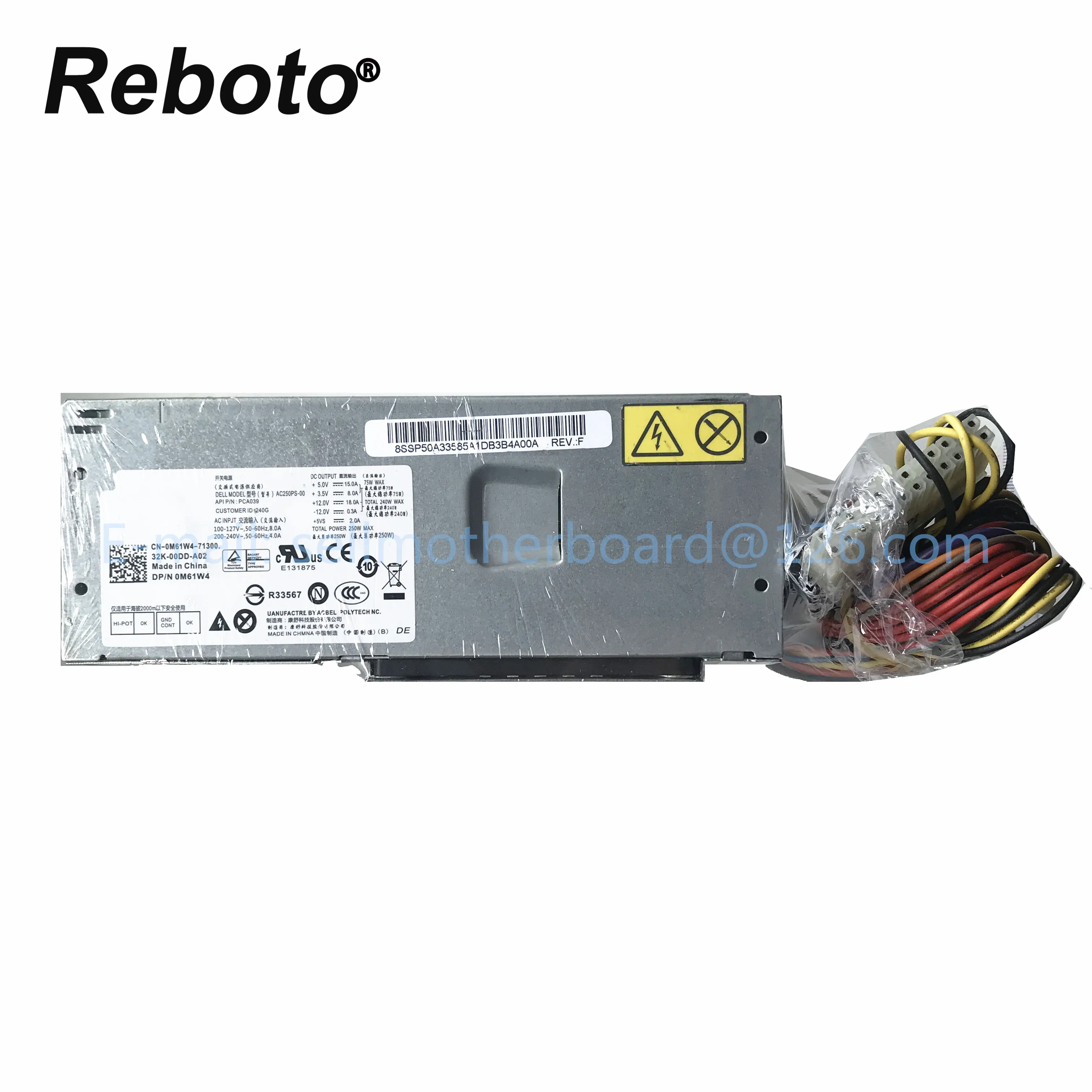 Оригинал для Dell 390DT 990DT 790DT 250W Питание AC250PS-00 H250AD-00 CN-0M61W4 0M61W4 100% тестирование Быстрая