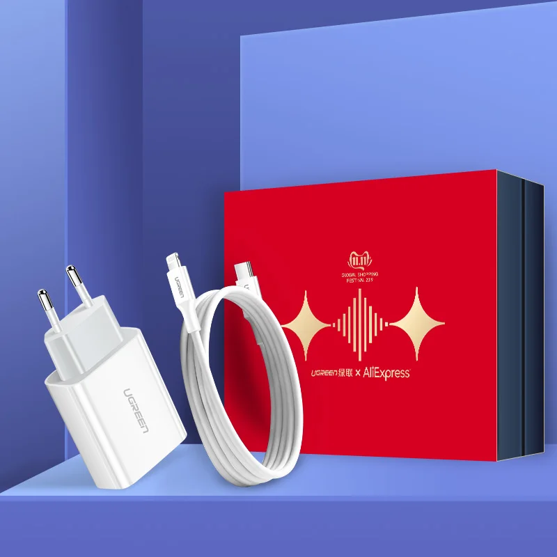 En Ligne Ugreen 34 W USB Chargeur Charge Rapide 3.0 Rapide Mobile Téléphone chargeur pour iPhone Samsung Xiaomi Nexus Tablet 4 Port De Bureau chargeur