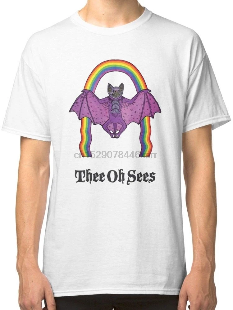 Мужская белая футболка с надписью Thee Oh Sees 2 футболки одежда |
